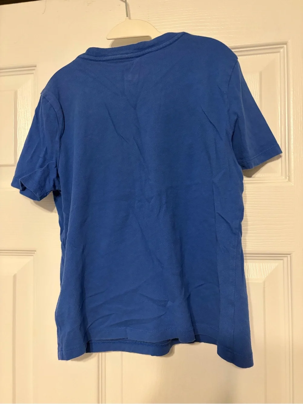 GAP x Hot Wheels Boys Graphic T-Shirt Size S (6-7) Blue Race Car Tee